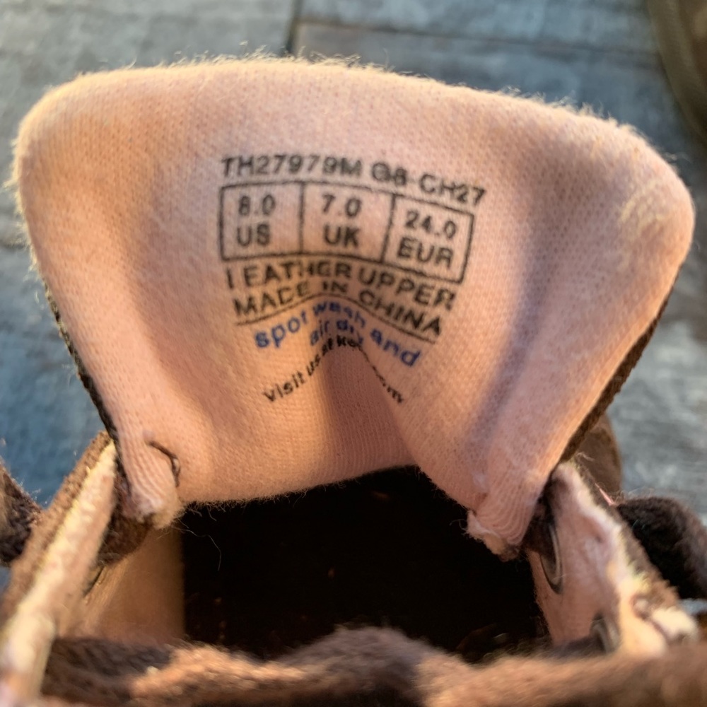 Keds Brown Suede Heart Shoes - Picture 8 of 8